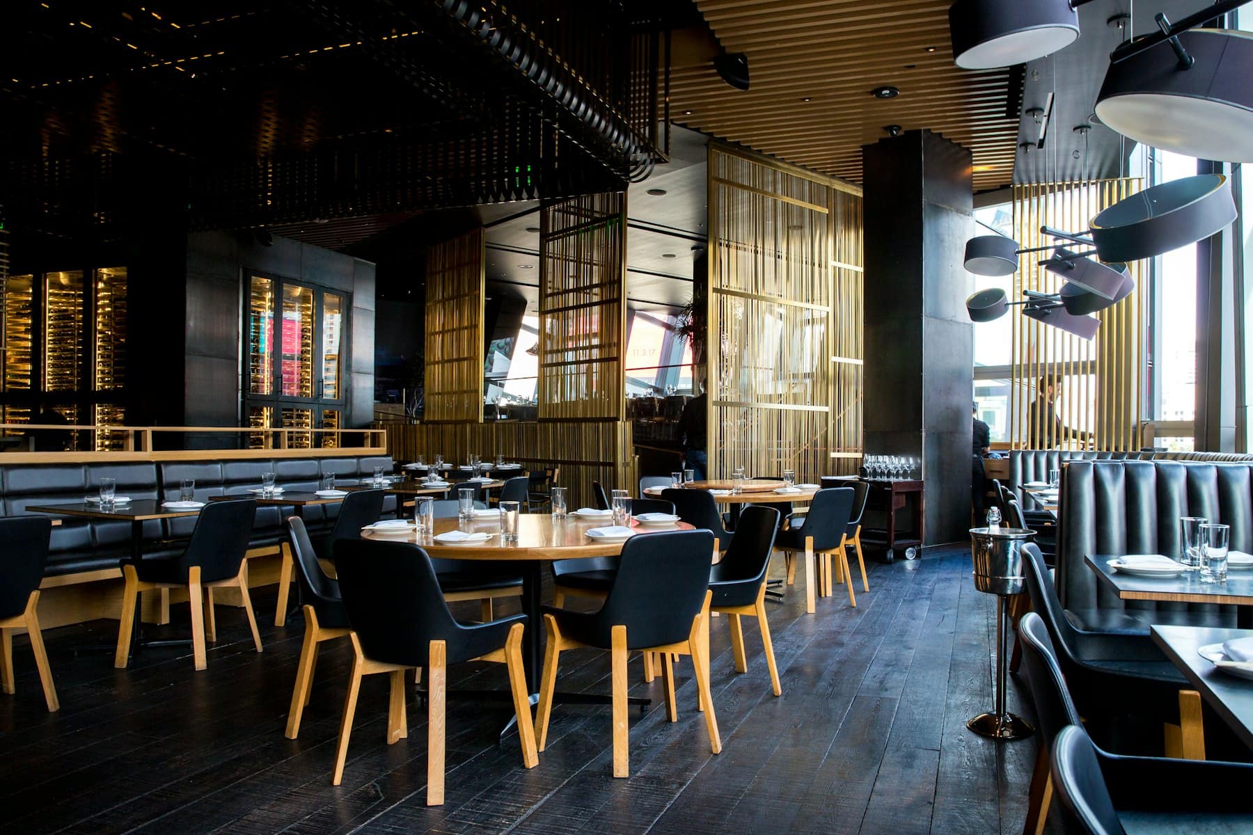 Tables laid and waiting for a booking